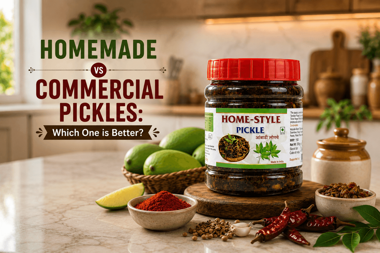 Homemade Pickles vs Commercial Pickles: Which One is Better?